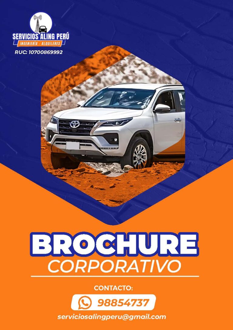 BROCHURE COORPORATIVO