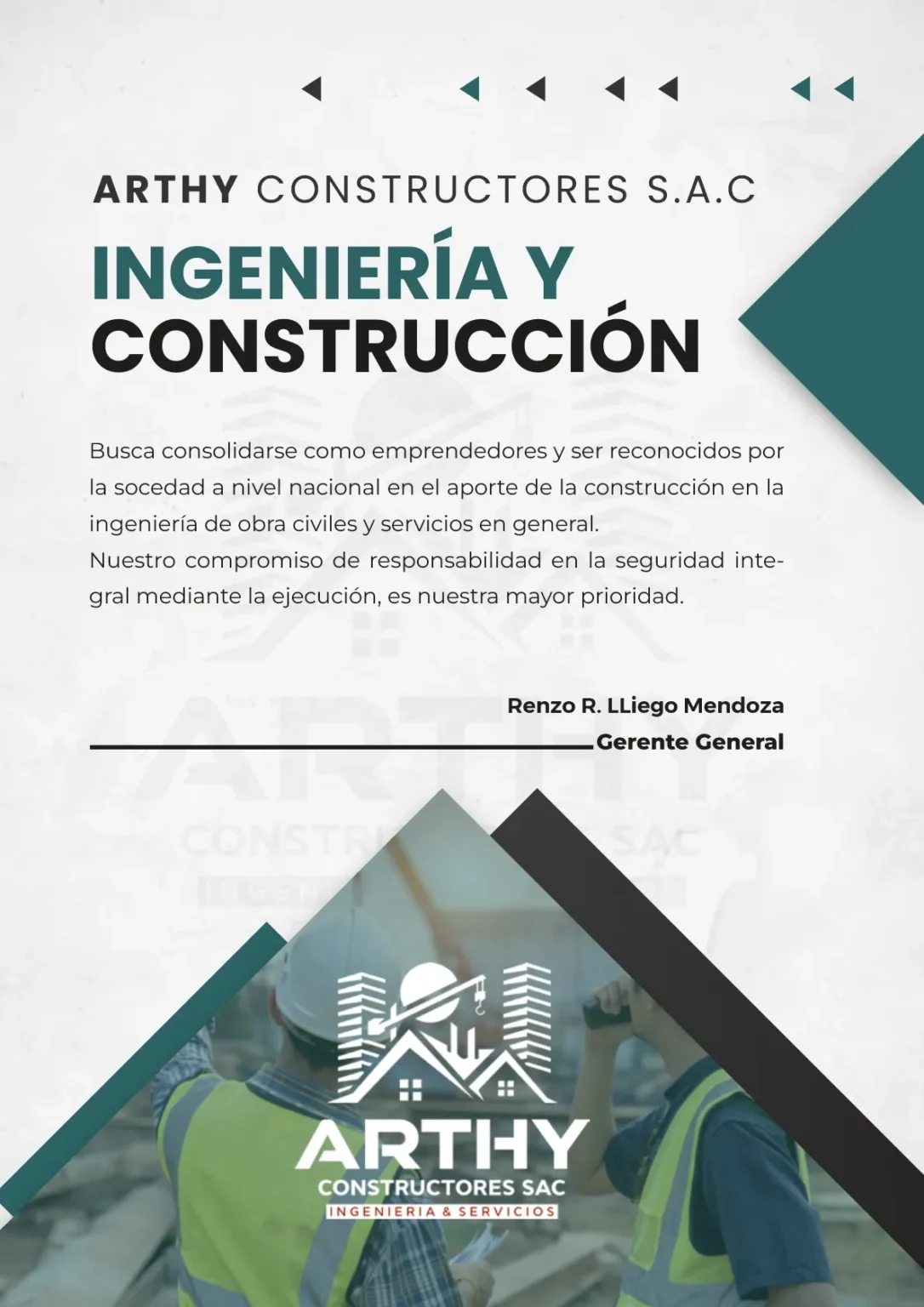 Melcard - Diseño Web Y Marketing Digital - Diseño Web Y Marketing Digital Para Negocios - Brochure De Arthy Constructores Digital 14 08 24 2